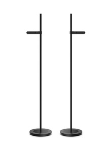LE03 Black AUS, stereo pair with stands
