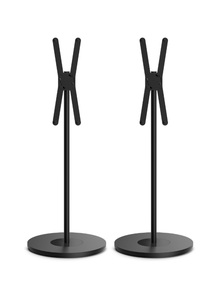 LE02 White AUS, stereo pair with stands